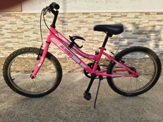 Bicicleta infantil rosa