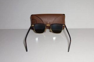 Ray-Ban Clubmaster Gafas de Sol Azules Marrones