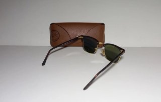 Ray-Ban Clubmaster Gafas de Sol Azules Marrones