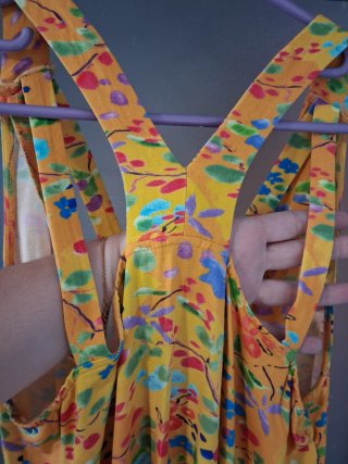 Vestido estampado floral talla M