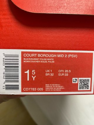 Zapatillas Niña Nike Talla 33