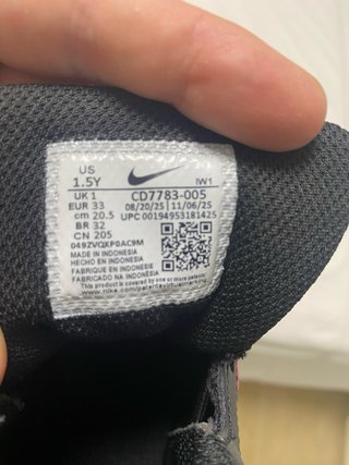 Zapatillas Niña Nike Talla 33