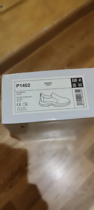 Zapato de trabajo Workteam blanco