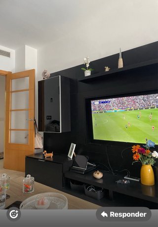 Mueble de salón negro