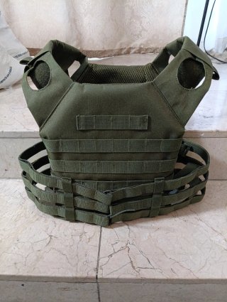 Chaleco Táctico JPC Verde Oliva Militar y Airsoft