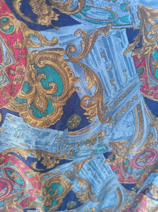 Sciarpa in seta vintage unisex