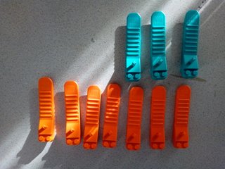 Lotto 10 separatori LEGO 2 colori