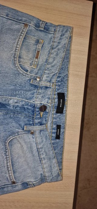 Pantalón vaquero ancho EIGHTYFIVE azul hombre
