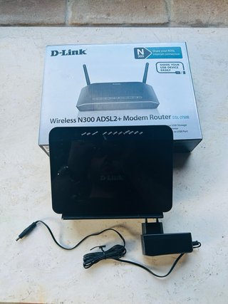 Router Modem D-Link Wireless N300 ADSL2+