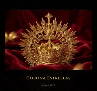 Corona de Estrellas Dorada