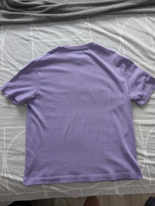 Camiseta Morada Estampada Helados Talla M