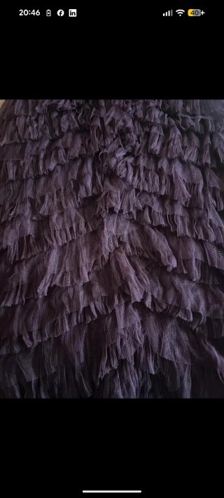 Vestido Pronovias Tul Morado