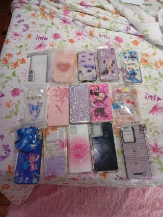 Lote 15 fundas de móvil variadas