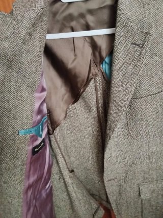 Chaqueta americana tweed hombre