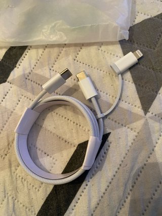 Cable Original Iphone Tipo doble C y Lighthing