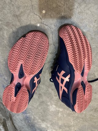 Zapatillas padel Asics Azul y Rosa