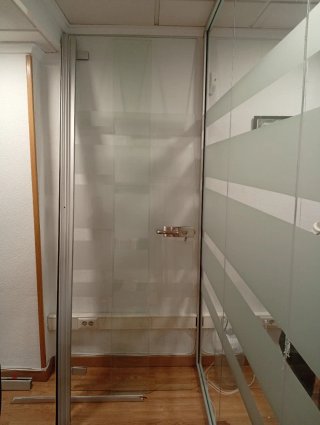 Mamparas de cristal