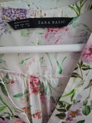 Camisa Zara Estampada Flores