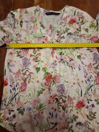 Camisa Zara Estampada Flores