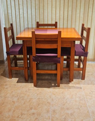 Mueble de comedor completo madera
