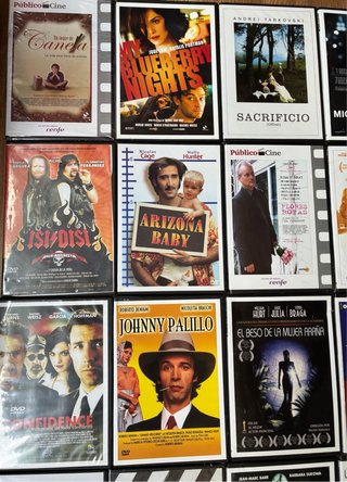 Lote 70 DVDs, la mayoría precintados