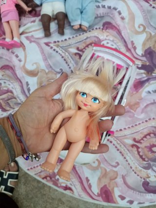Coche de Muñecas Barbie Blanco y Rosa