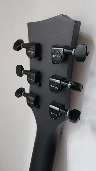 Guitarra Semi-Acústica Negra Enya Nova Go
