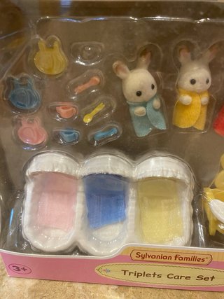 Sylvanian Families. Triplets care set.