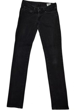 Levi's Jeans Negro Cintura Baja Skinny