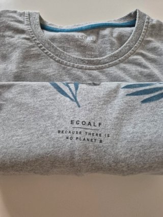 Camiseta Ecoalf Gris con Estampado