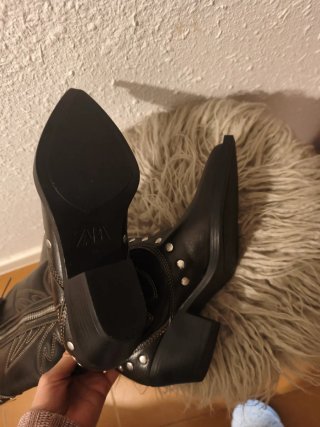 Botas Zara Talla 36 Marrón Nuevas