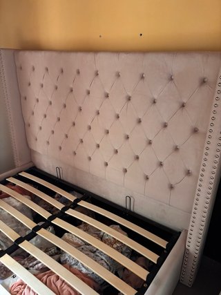 Cama Matrimonio Rosa 160x200cm