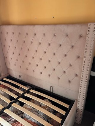Cama Matrimonio Rosa 160x200cm