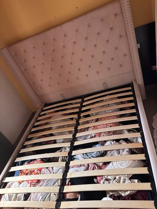 Cama Matrimonio Rosa 160x200cm