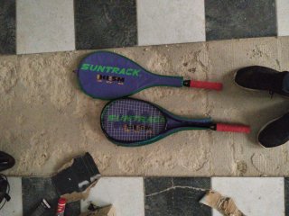 2 racchette SUNTRAK HI-SM viola