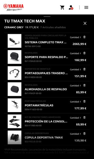 Yamaha TMAX Tech Max 2025 ·3.300Km · Akrapovic