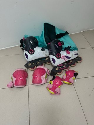 Patines en línea talla 36 + protecciones