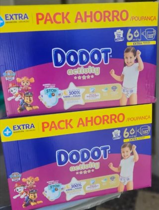 234 panales Dodot Activity T6+