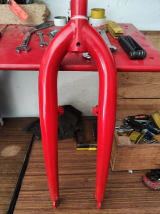 Horquilla bicicleta rígida