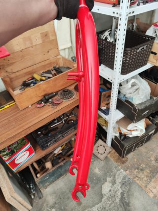 Horquilla bicicleta rígida