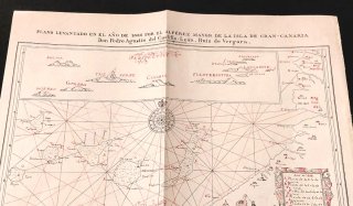Mapa Colonias Españolas, Antillas y Canarias