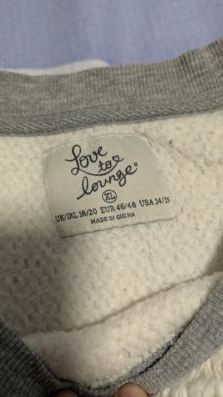Pijama invierno Primark talla XL