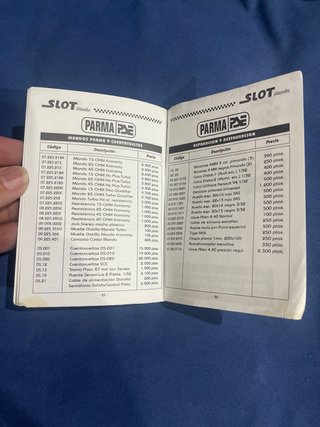 Lista de precios Scalextric
