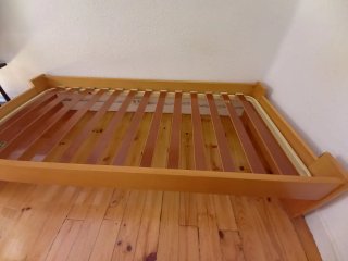 Cama individual y somier 80cm