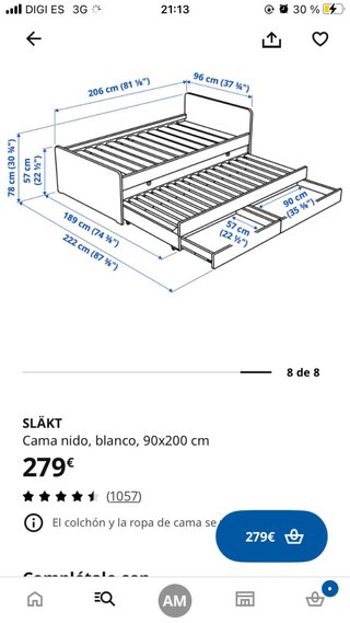 Cama nido IKEA