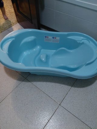 Bañera para bebé azul