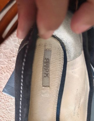 Scarpe Geox in camoscio blu