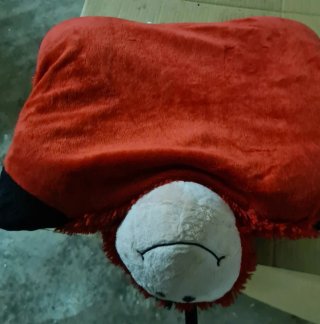 Cuscino Coccinella con chiusura a strappo