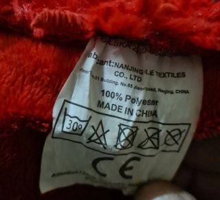 Cuscino Coccinella con chiusura a strappo