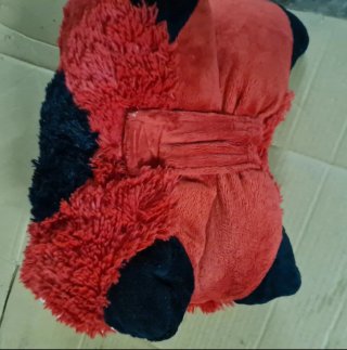 Cuscino Coccinella con chiusura a strappo